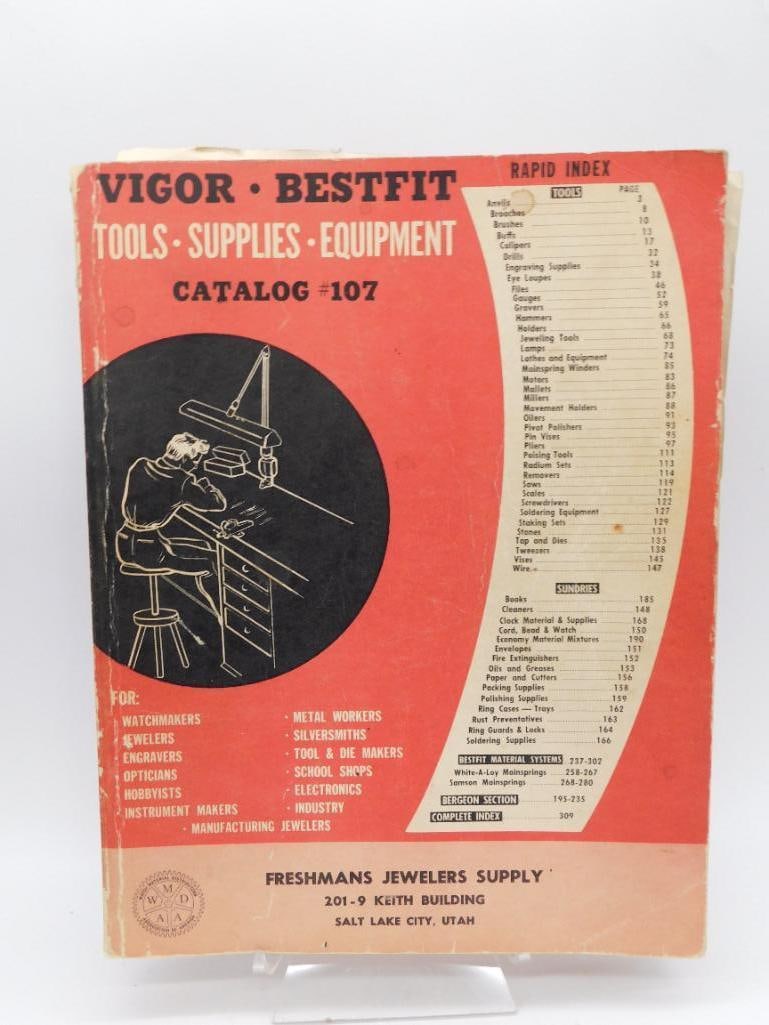 1955 Vigor Bestfit Tools Supplies Equipment Catalog 107 (1 of 6)