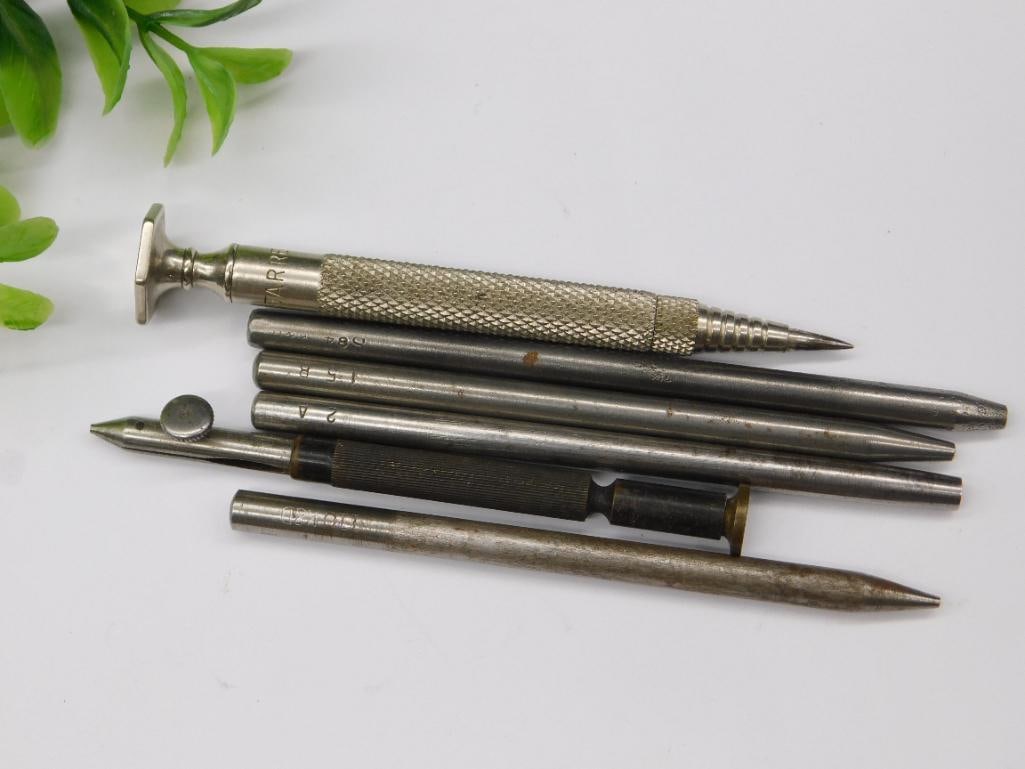 Vintage Metal Punch Tools and Scribers WATCHMAKER WATCHMAKING TOOLS (1 of 3)