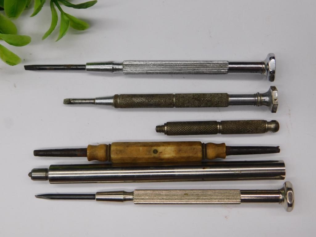 Vintage Precision Screwdriver and Punch Tool Set WATCHMAKER WATCHMAKING TOOLS (1 of 2)