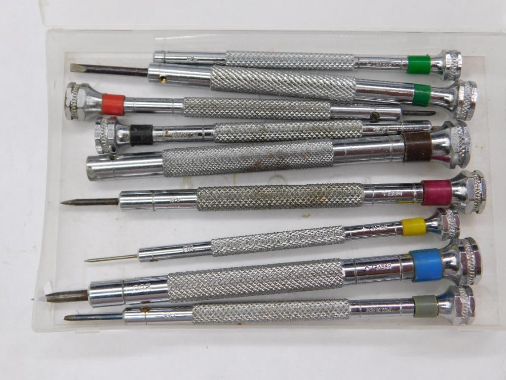 Precision Screwdrivers With Color-Coded Handles WATCHMAKER WATCHMAKING TOOLS (1 of 3)