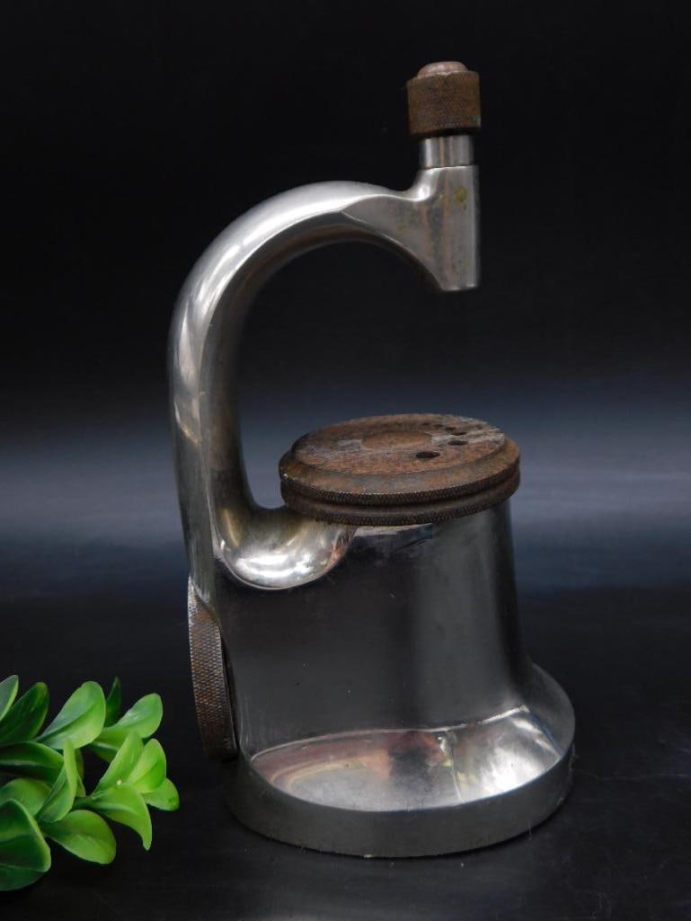 Vintage Staking Tool with Rusted Plate WATCHMAKER WATCHMAKING TOOLS (1 of 5)