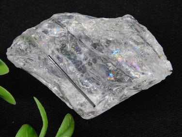 Tourmalated Quartz Rock Stone Lapidary Specimen