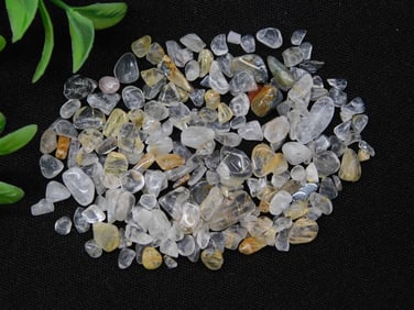 12 Grams of Rutilated Quartz Gemstones Rock Stone Lapidary Specimen