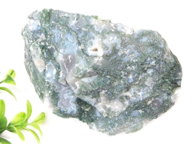 Moss Agate Rough Specimen Rock for Collectors Rock Stone Lapidary Specimen