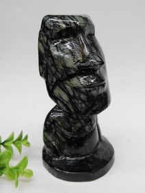 Moai Carved Stone Sculpture Rock Stone Lapidary Specimen