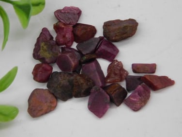12 Grams of Raw Ruby Gemstones Rock Stone Lapidary Specimen