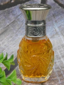 Glass Perfume Bottle with Metal Cap