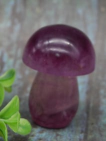 Amethyst Mushroom Figurine Rock Stone Lapidary Specimen