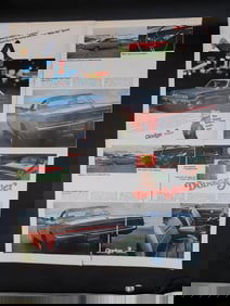 1968 Dodge Charger Advertisement Pages Collection Automobilia