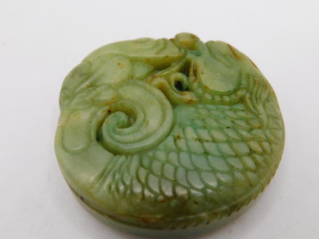 CARVED JADE STATUE ROCK STONE LAPIDARY SPECIMEN: CARVED JADE STATUE ROCK STONE LAPIDARY SPECIMEN