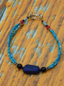 MIXED STONE BRACELET ROCK STONE LAPIDARY SPECIMEN