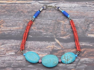 MIXED STONE BRACELET ROCK STONE LAPIDARY SPECIMEN