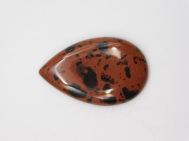 MAHOGANY OBSIDIAN CABOCHON ROCK STONE LAPIDARY SPECIMEN