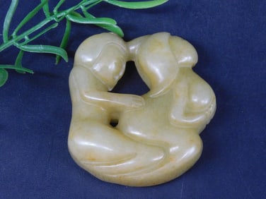 CARVED JADE ROCK STONE LAPIDARY SPECIMEN