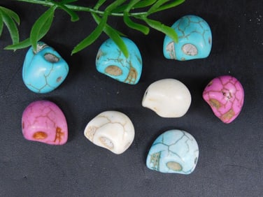 STONE SKULLS ROCK STONE LAPIDARY SPECIMEN