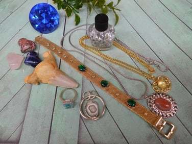 MIXED LOT ROCK STONE LAPIDARY SPECIMEN