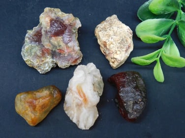 MIXED ROUGH LOT ROCK STONE LAPIDARY SPECIMEN