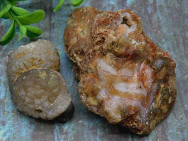 MIXED ROUGH LOT ROCK STONE LAPIDARY SPECIMEN