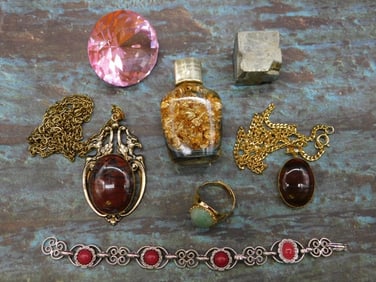 MIXED LOT ROCK STONE LAPIDARY SPECIMEN