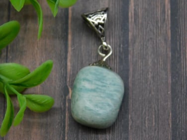 AMAZONITE PENDANT ROCK STONE LAPIDARY SPECIMEN