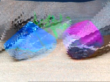 AGATE POINTS ROCK STONE LAPIDARY SPECIMEN