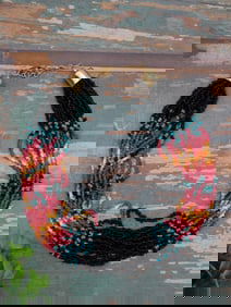 SEED BEAD NECKLACE ROCK STONE LAPIDARY SPECIMEN