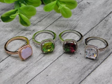 STONE RINGS ROCK STONE LAPIDARY SPECIMEN