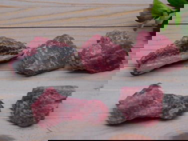 GEM RHODONITE ROCK STONE LAPIDARY SPECIMEN