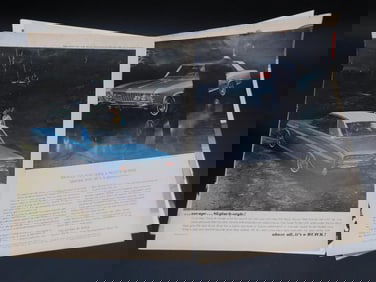 AUTOMOBILIA ADVERTISING INSERTS VINTAGE ANTIQUE AUTOMOBILIA