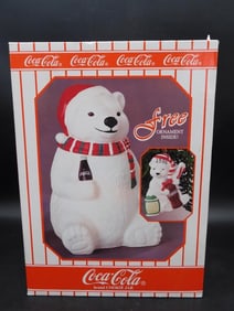 COCA-COLA COKE POLAR BEAR COOKIE JAR