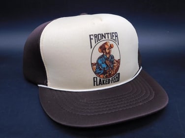 FRONTIER FLAKED FEED TRUCKER HAT