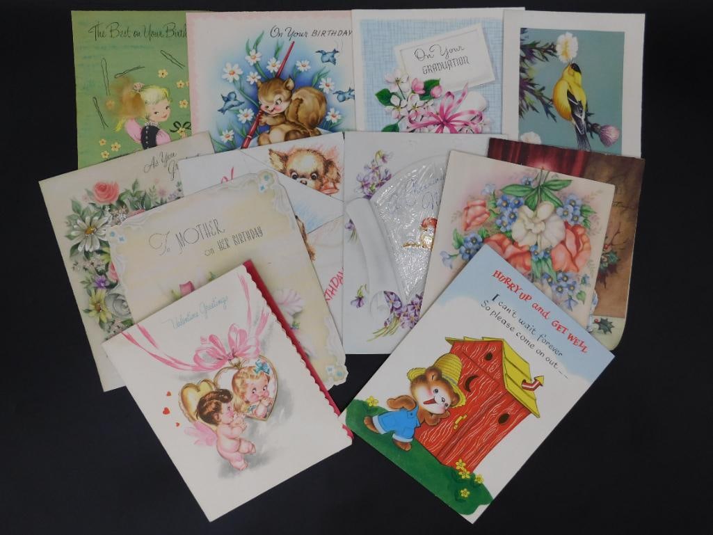 GREETING CARDS VINTAGE ANTIQUE: GREETING CARDS VINTAGE ANTIQUE