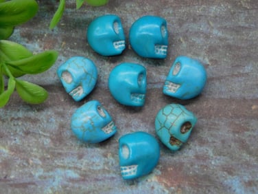 STONE SKULL BEADS ROCK STONE LAPIDARY SPECIMEN