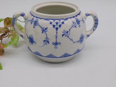 Blue And White Furnival Sugar Bowl