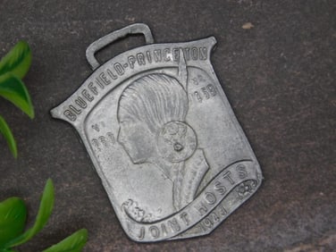 Bluefield-Princeton Joint Hosts Metal Watch Fob 1939