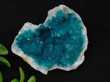 Blue Quartz-Geode Crystal Cluster, 73 Grams