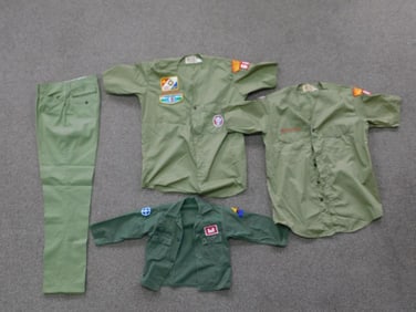 Boy Scouts of America Uniform Set with Patches