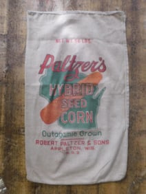 Palzer?s Hybrid Seed Corn Sack with Printed Design
