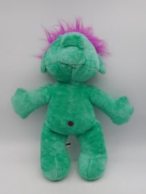 1991 Ace Troll-kins Plush Toy with Purple Hair