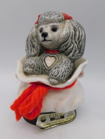 Beam 100 Months Old Poodle Decanter with Label