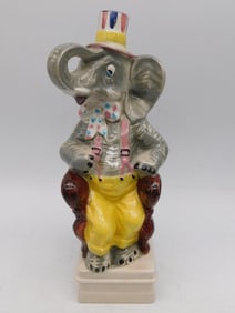 Italian Ceramic Elephant Decanter ? Made in Italy