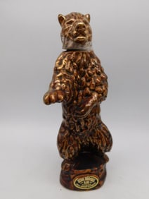 Ezra Brooks Ceramic Bear Decanter, 12-Year Whiskey