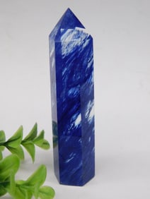Blue Tower Point Piece Rock Stone Lapidary Specimen