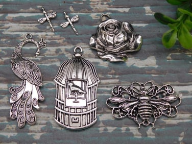 MIXED PENDANTS ROCK STONE LAPIDARY SPECIMEN