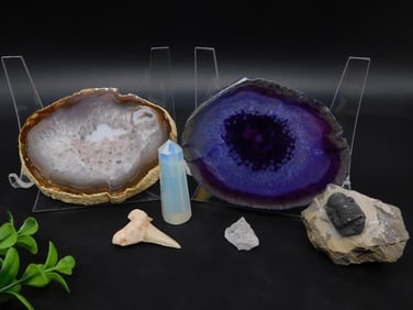 MIXED LOT ROCK STONE LAPIDARY SPECIMEN