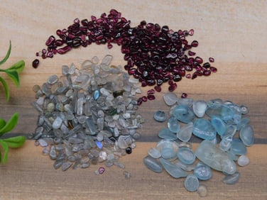 MIXED GEMSTONES ROCK STONE LAPIDARY SPECIMEN