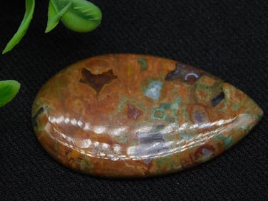 RHYOLITE CABOCHON ROCK STONE LAPIDARY SPECIMEN