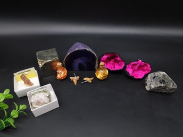 MIXED LOT ROCK STONE LAPIDARY SPECIMEN