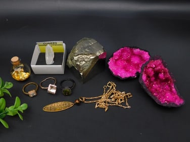 MIXED LOT ROCK STONE LAPIDARY SPECIMEN