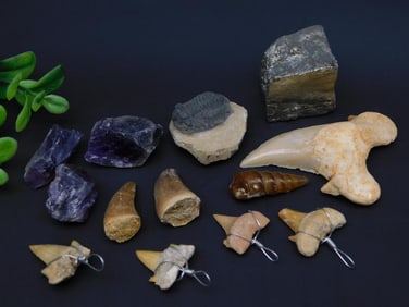 MIXED LOT ROCK STONE LAPIDARY SPECIMEN